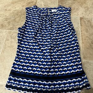 Calvin Klein Women's Zigzag Patterned Top